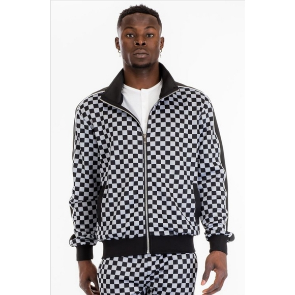 Men's Checkered Jacket - Picture 4 of 4